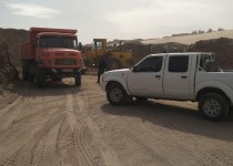 رودخانه لار زاهدان بستر خودروهای متخلف/ توقیف 7 دستگاه خودرو سنگین متخلف در طول روزهای گذشته از بستر رودخانه لار