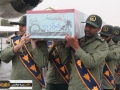 مراسم استقبال از 3شهید گمنام در فرودگاه زاهدان