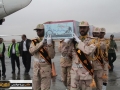 مراسم استقبال از 3شهید گمنام در فرودگاه زاهدان
