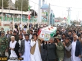 تشییع پیکر جانبار و آزاده شهید سرهنگ عبدالغنی هرمززایی در زاهدان