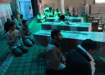 گزارش تصویری/وداع خادمان شهدا با پیکر سه شهید گمنام در زاهدان