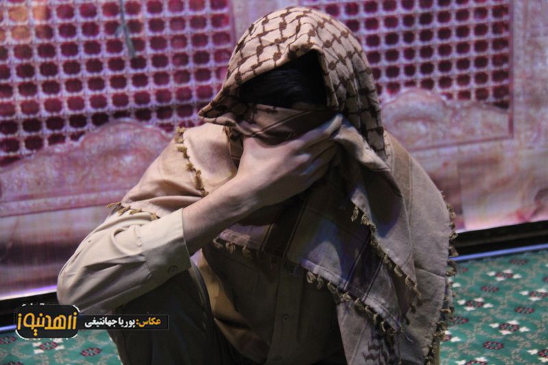 وداع خادمان شهدا با پیکر سه شهید گمنام در زاهدان