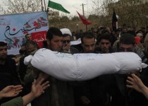 گزارش تصویری/اقامه نماز، تشییع و خاکسپاری سه شهید گمنام در زاهدان