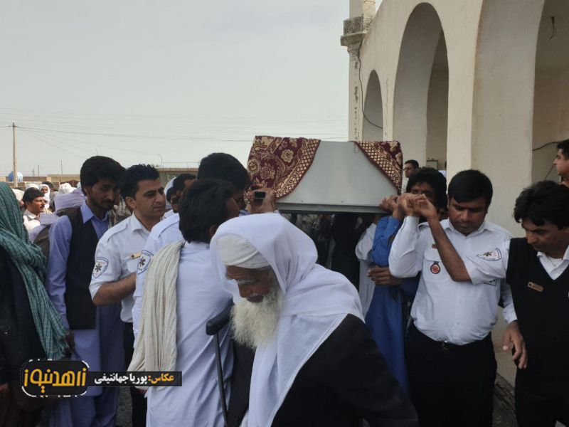 تشییع و خاکسپاری پیکر شهید امروز اورژانس در ایرندگان