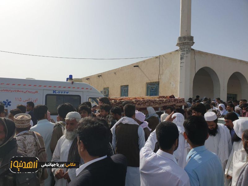 تشییع و خاکسپاری پیکر شهید امروز اورژانس در ایرندگان