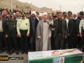 تشییع و تدفین پیکر شهید مرتضی خانی بندانی در زاهدان