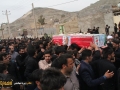 تشییع و تدفین پیکر شهید مرتضی خانی بندانی در زاهدان