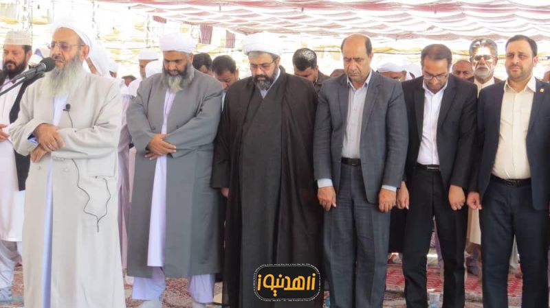 حضور دادستان عمومی و انقلاب اسلامی مرکز استان سیستان و بلوچستان در نماز جمعه اهل سنت زاهدان