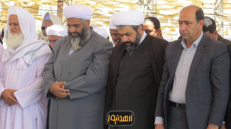 حضور دادستان عمومی و انقلاب اسلامی مرکز استان سیستان و بلوچستان در نماز جمعه اهل سنت زاهدان