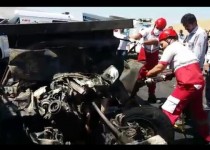 یک کشته بر اثر حریق در خودروی نیسان