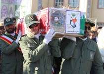 پیکر جانباز شهید دوران دفاع مقدس در زاهدان تشییع شد