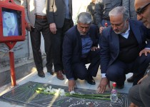 گزارش تصویری/مزار شهدای گمنام زاهدان غبارروبی شد