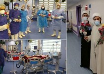 طلاب قم لباس سفید پوشیدند/ جهاد در فضایی شبیه جبهه