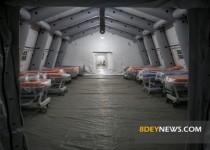 برپایی بیمارستان سیار سپاه در رشت + تصاویر