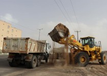 پاکسازی و نخاله برداری حاشیه بلوار پرستار بمناسبت روز جهانی زمین پاک