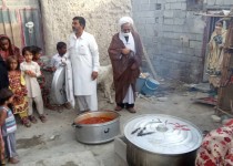 اطعام 500 روزه دار در حاشیه شهرستان نیک شهر