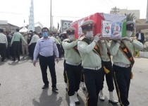 تشییع پیکر پاک و مطهر شهید جانباز مجید بارانی در زاهدان