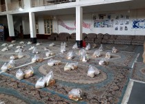 توزیع ۱۰۰ بسته حمایتی عیدانه بین نیازمندان زاهدانی