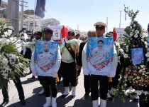 تشییع پیکر پاک و مطهر شهدای ناجا در زاهدان