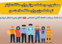 #من_ماسک_می‌زنم / تبعیت کاربران از صحبت های رهبر انقلاب