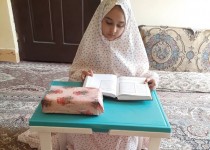 برگزاری جشن تکلیف خانگی دختران بسیجی فرشته های زینبی در  زاهدان