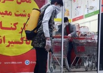 همت بلند جهادگران بسیجی زاهدان در میدان مقابله با کرونا با ضدعفونی معابر