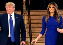 برخورد عجیب همسر ترامپ با او مقابل دوربین رسانه‌‌ها