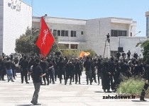 اجتماع عزاداران حسینی در روز تاسوعا با رعایت پروتکل های بهداشتی در زاهدان