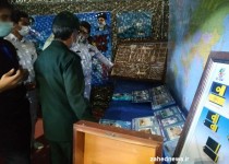 افتتاح نمایشگاه هفته دفاع مقدس در زاهدان