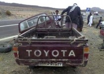 قاچاق انسان باز هم حادثه آفرید/ کشته و زخمی شدن 7 نفر بر اثر واژگونی خودرو تویوتا در سراوان