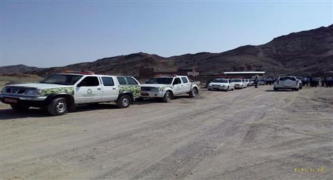 برگزاری مانور یگان های حفاظت برای صیانت از اراضی در زاهدان