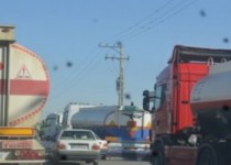 یکه تازی ماشین های سنگین در خیابان های زابل