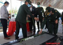 برگزاری مراسم غبارروبی مزار شهدا و بیعت فرمانده جدید سپاه سلمان  با شهدا