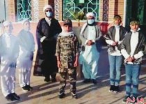 اجرای سرود پاتوقی محمد(ص) توسط دانش آموزان بسیجی زاهدانی
