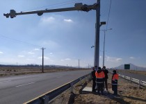 نصب و راه اندازی 12 سامانه ثبت تخلفات عبور و مرور در محورهای مواصلاتی