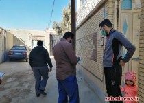 بسیجیان زاهدانی  پای کار مقابله با کرونا