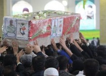 تشییع شهید مدافع امنیت در زاهدان/خداحافظی تلخ مردم پایتخت وحدت با استوار مجید رجایی