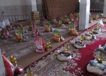 توزیع 313 بسته معیشتی و بهداشتی و 200 پرس غذای گرم بین اقشار آسیب دیده از کرونا