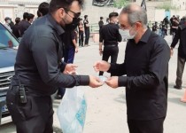 توزیع 3800 عدد ماسک و بیش از 5هزار پرس غذای گرم بین عزاداران حسینی