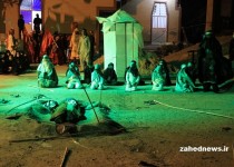 برگزاری مراسم تعزیه شهادت حضرت رقیه(س) در زاهدان