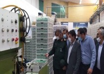 بازدید جانشین سپاه سلمان سیستان و بلوچستان از کارخانه مینو شرق زاهدان
