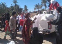 تداوم امدادرسانی به آسیب دیدگان از سیل دلگان