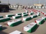 ورود پیکرهای مطهر ۳۵ شهید تازه‌تفحص‌شده دوران دفاع مقدس به کشور از مرز شلمچه