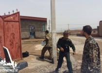 حضور گروه های جهادی جهت کمک به سیل زدگان نصرت آباد