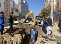 اجرای عملیات اصلاح شبکه‌های فرسوده آب در شهر زاهدان