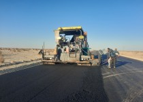آغاز عملیات آسفالت ۵ کیلومتر از قطعه چهار بزرگراه زابل- زاهدان