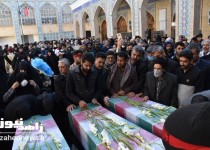 برگزاری مراسم تشییع پیکر پاک و مطهر شهدای گمنام در زاهدان