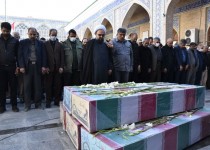 برگزاری مراسم تشییع پیکر پاک و مطهر شهدای گمنام در زاهدان
