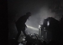 نجات مجتمع مسکونی هشت طبقه از آتش‌سوزی کامل