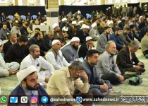 مراسم مردمی بزرگداشت شهید آیت الله عباسعلی سلیمانی در زاهدان برگزار شد